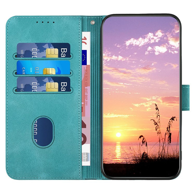 YX0060 For Infinix Zero 40 4G / 5G Case Elephant Head Pattern Leather Phone Cover - Baby Blue