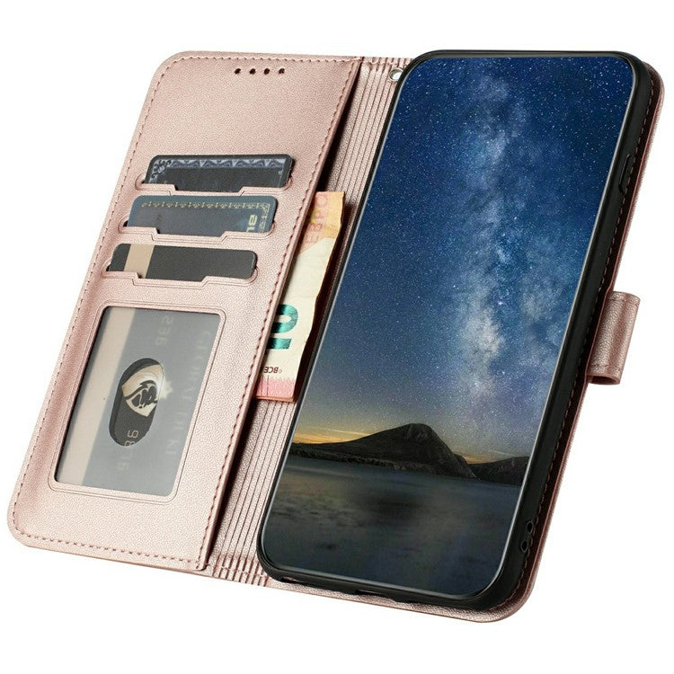 YX0050 For Infinix Zero 40 4G / 5G Case Mandala Flower Leather Wallet Phone Cover - Rose Gold