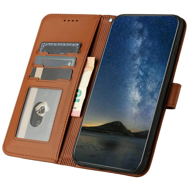 YX0050 For Infinix Zero 40 4G / 5G Case Mandala Flower Leather Wallet Phone Cover - Coffee
