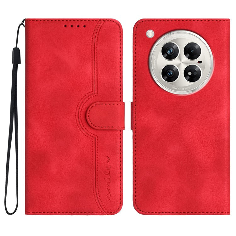YX0030 For Infinix Zero 40 4G / 5G Case Leather Phone Cover Wallet Stand Design - Red