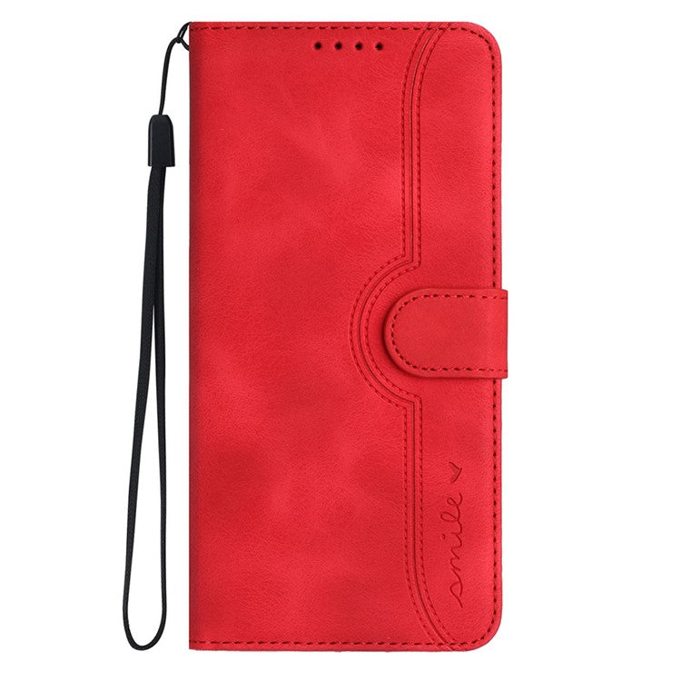 YX0030 For Infinix Zero 40 4G / 5G Case Leather Phone Cover Wallet Stand Design - Red