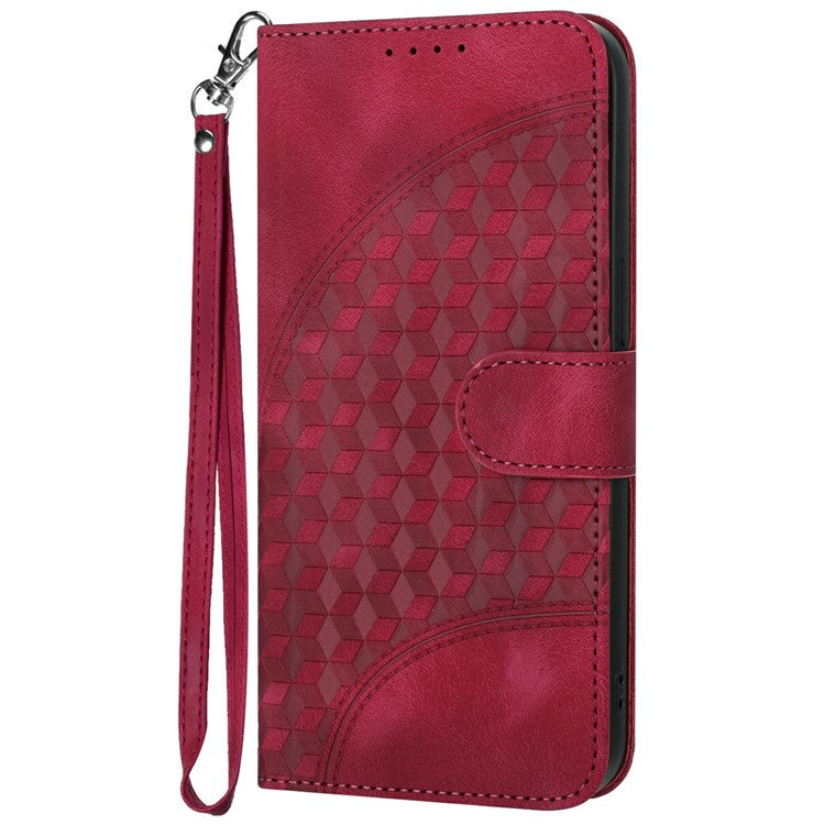 YX0060 For Infinix Hot 50 4G Case Elephant Head Pattern Leather Phone Cover - Rose