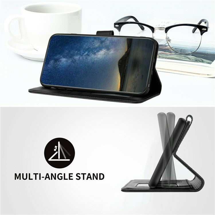 YX0050 For Infinix Hot 50 4G Case Mandala Flower Leather Wallet Phone Cover - Black