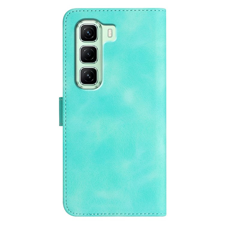 YX0030 For Infinix Hot 50 4G Case Leather Phone Cover Wallet Stand Design - Baby Blue