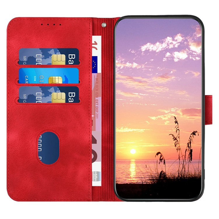YX0060 For Infinix Hot 50 5G Case Elephant Head Pattern Leather Phone Cover - Red