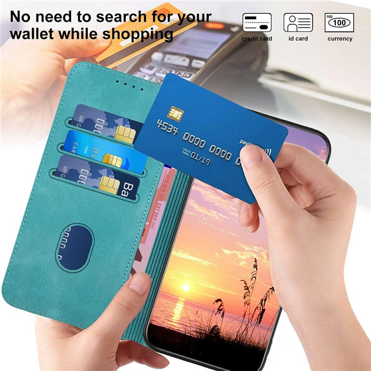 YX0060 For Infinix Hot 50 5G Case Elephant Head Pattern Leather Phone Cover - Baby Blue