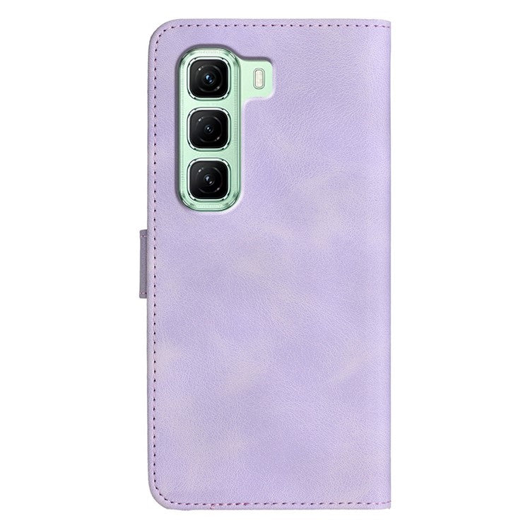 YX0030 For Infinix Hot 50 5G Case Leather Phone Cover Wallet Stand Design - Light Purple