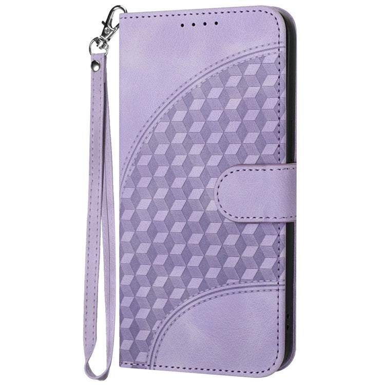 YX0060 For Infinix Hot 50i 5G / Smart 9 4G Case Elephant Head Pattern Leather Phone Cover - Purple