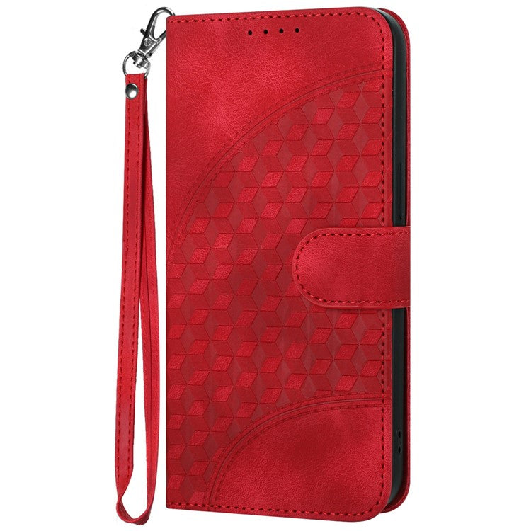 YX0060 For Infinix Hot 50i 5G / Smart 9 4G Case Elephant Head Pattern Leather Phone Cover - Red