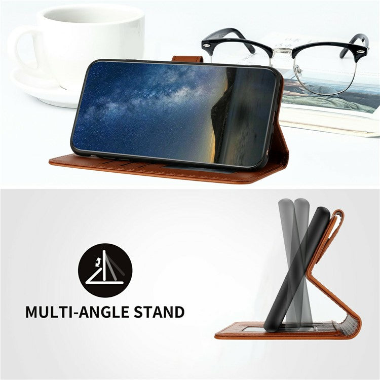 YX0050 For Infinix Hot 50i 5G / Smart 9 4G Case Mandala Flower Leather Wallet Phone Cover - Coffee