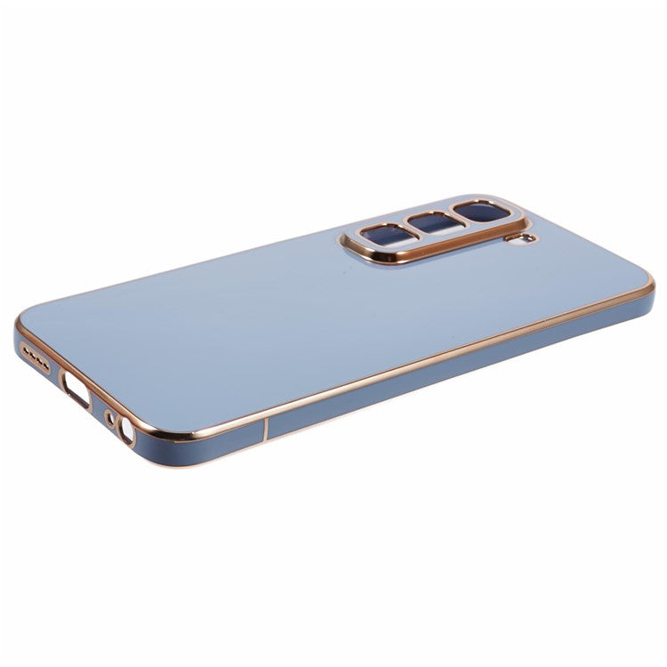 For Infinix Hot 50 5G Case TPU Slim Fit Shockproof Phone Cover 6D Electroplating - Grey