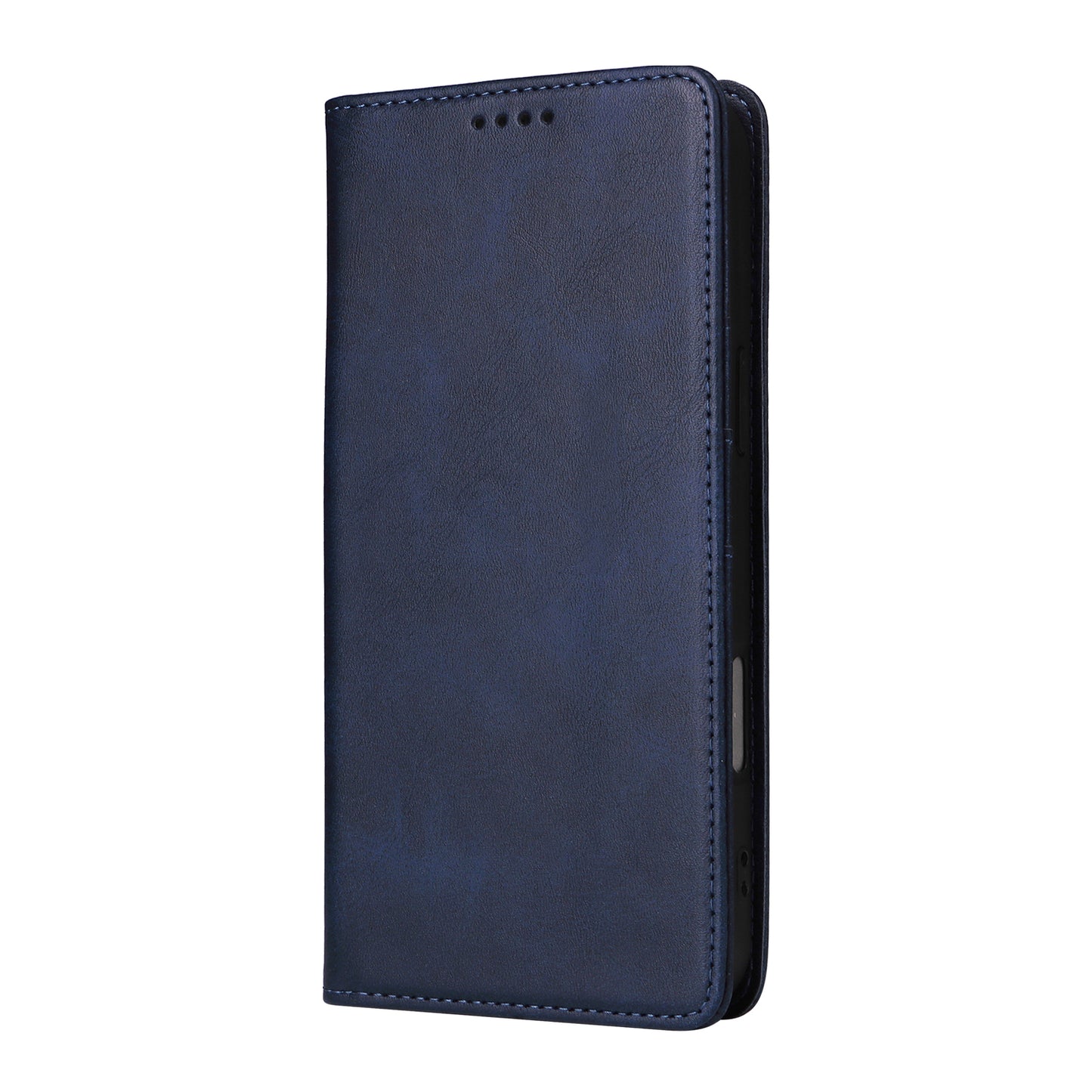 For Samsung Galaxy A06 Case RFID Blocking PU Leather Phone Wallet Cover - Blue