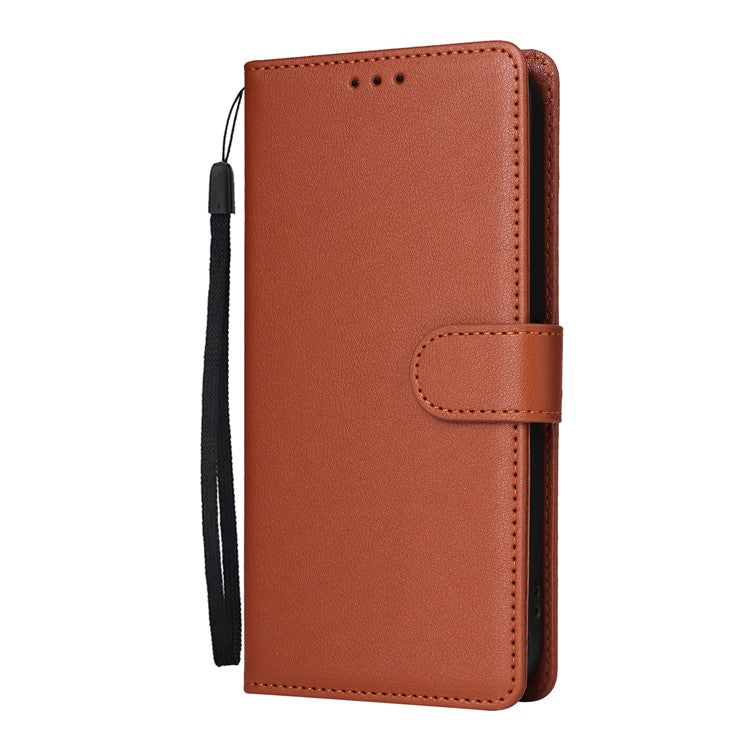 For Infinix Smart 8 4G Case Wallet Stand View PU Leather Phone Cover - Brown