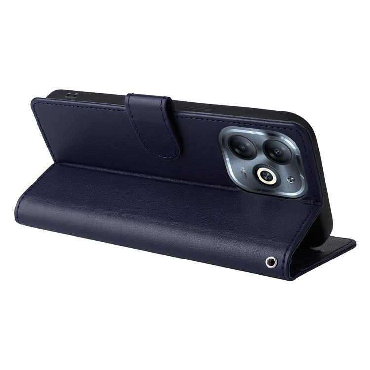 For Infinix Smart 8 4G Case Wallet Stand View PU Leather Phone Cover - Blue