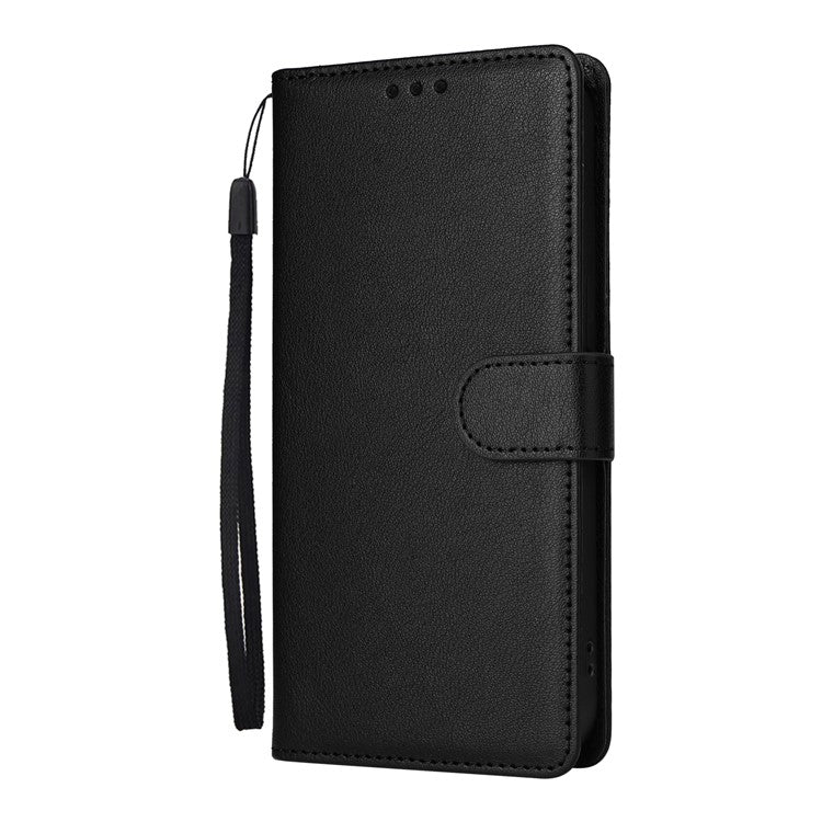 For Infinix Smart 8 4G Case Wallet Stand View PU Leather Phone Cover - Black