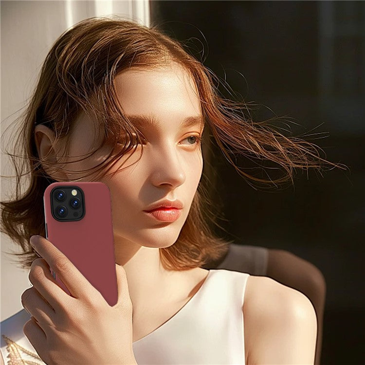 GW03 For iPhone 16 Pro Case TPU + PC Phone Cover Dual Layer Shockproof - Red