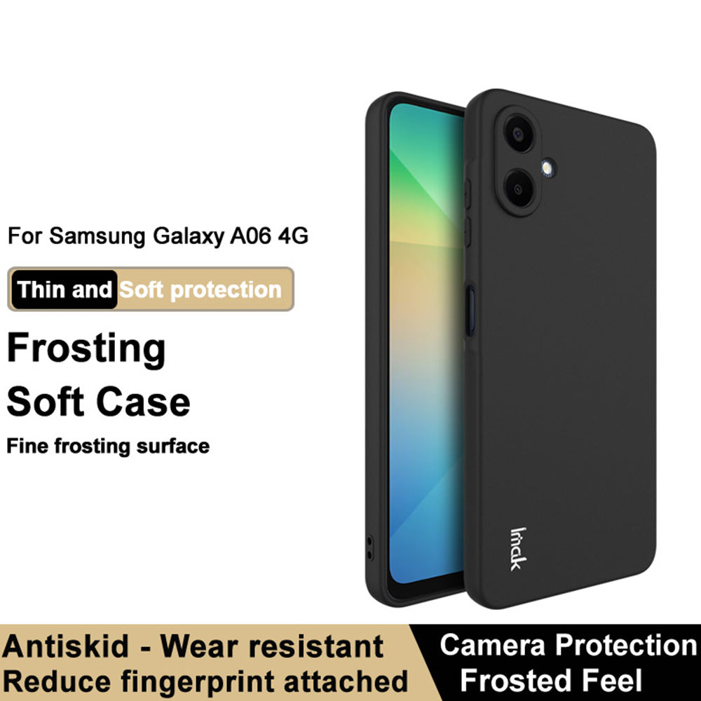 IMAK UC-3 Series for Samsung Galaxy A06 Case Matte Anti-Fingerprint Soft TPU Cover