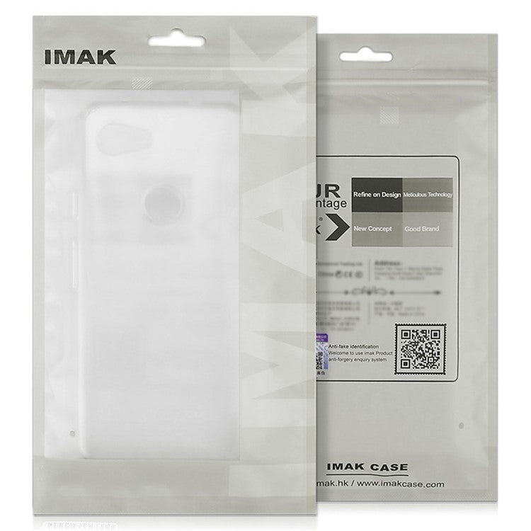 IMAK UX-4 Series for Infinix Hot 30 Play / Hot 30 Play NFC 4G X6835B Case Straight Frame Four Corner Shockproof Clear TPU Cover