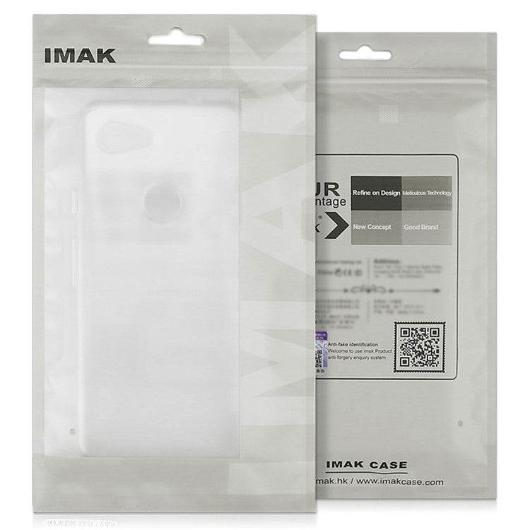 IMAK UX-4 Series for Samsung Galaxy M32 5G / A32 5G Case Straight Frame Four Corner Shockproof Clear TPU Cover