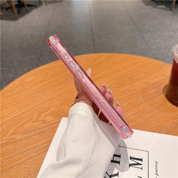 For iPhone 16 Pro Case Detachable 2-in-1 TPU+PC Clear Drop-Proof Phone Cover - Pink