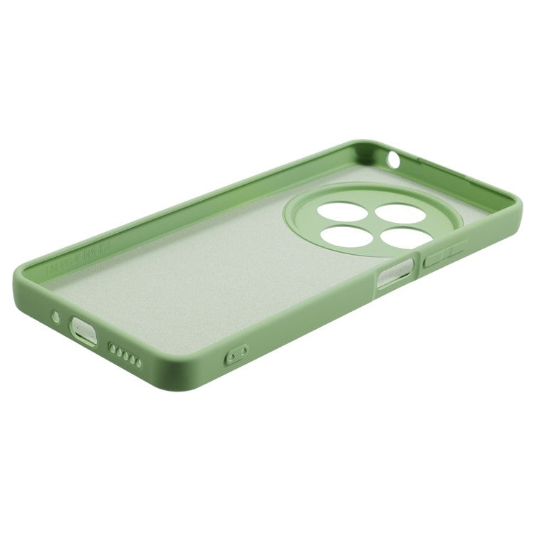 For Xiaomi Poco C75 4G / Redmi 14R 5G / 14C 4G Case TPU Back Soft Anti-Scratch Fiber Lining Phone Cover - Matcha Green