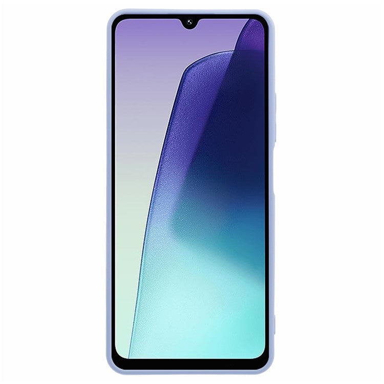 For Xiaomi Poco C75 4G / Redmi 14R 5G / 14C 4G Case TPU Back Soft Anti-Scratch Fiber Lining Phone Cover - Light Purple