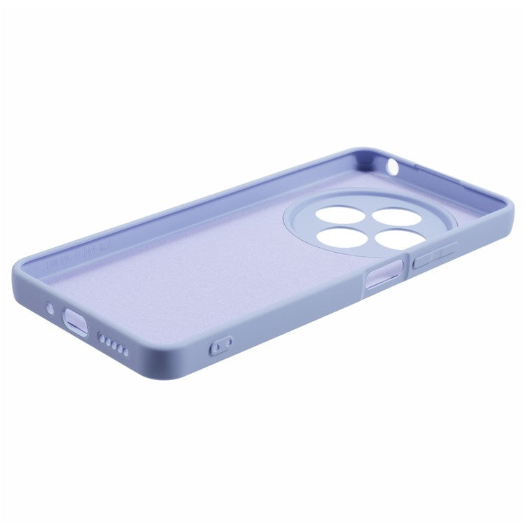 For Xiaomi Poco C75 4G / Redmi 14R 5G / 14C 4G Case TPU Back Soft Anti-Scratch Fiber Lining Phone Cover - Light Purple