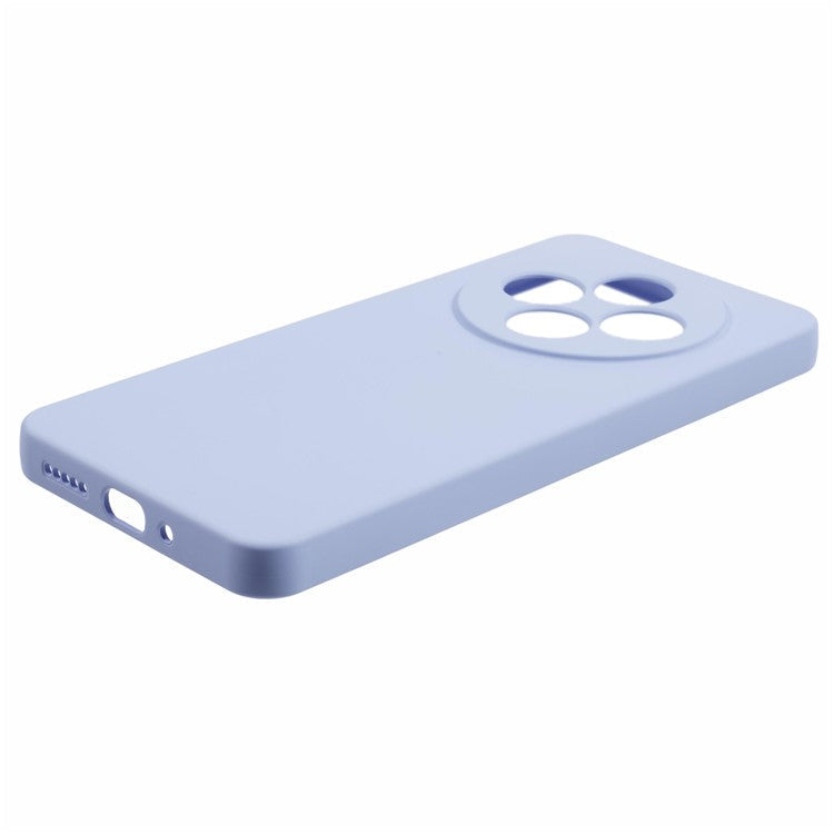 For Xiaomi Poco C75 4G / Redmi 14R 5G / 14C 4G Case TPU Back Soft Anti-Scratch Fiber Lining Phone Cover - Light Purple