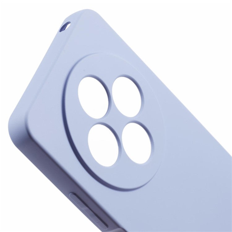 For Xiaomi Poco C75 4G / Redmi 14R 5G / 14C 4G Case TPU Back Soft Anti-Scratch Fiber Lining Phone Cover - Light Purple