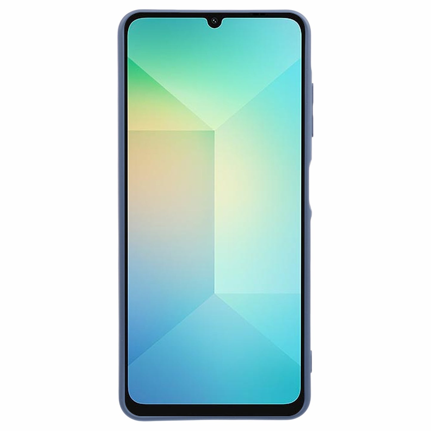 For Samsung Galaxy A06 Case TPU Back Soft Anti-Scratch Fiber Lining Phone Cover - Lavender Grey