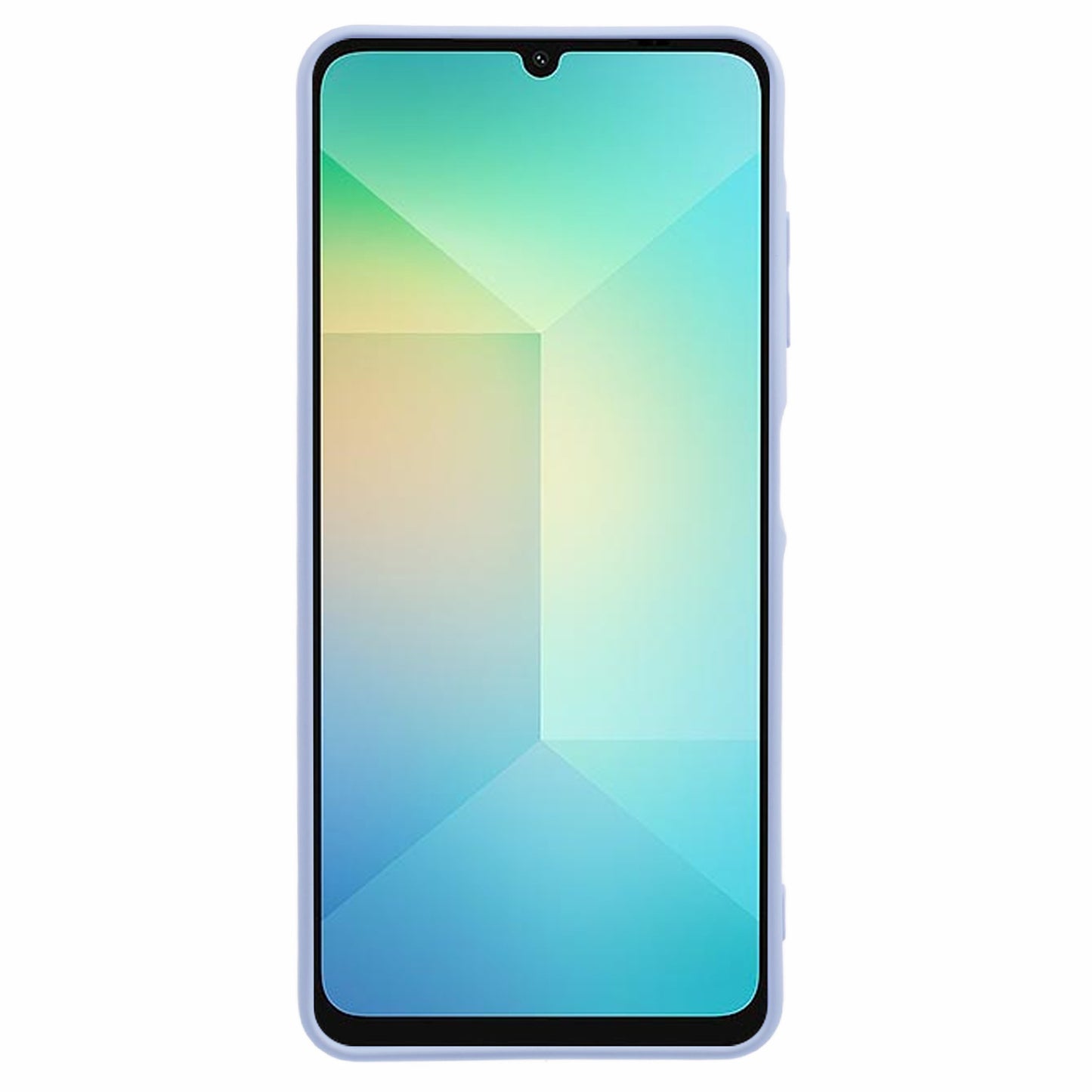 For Samsung Galaxy A06 Case TPU Back Soft Anti-Scratch Fiber Lining Phone Cover - Light Purple