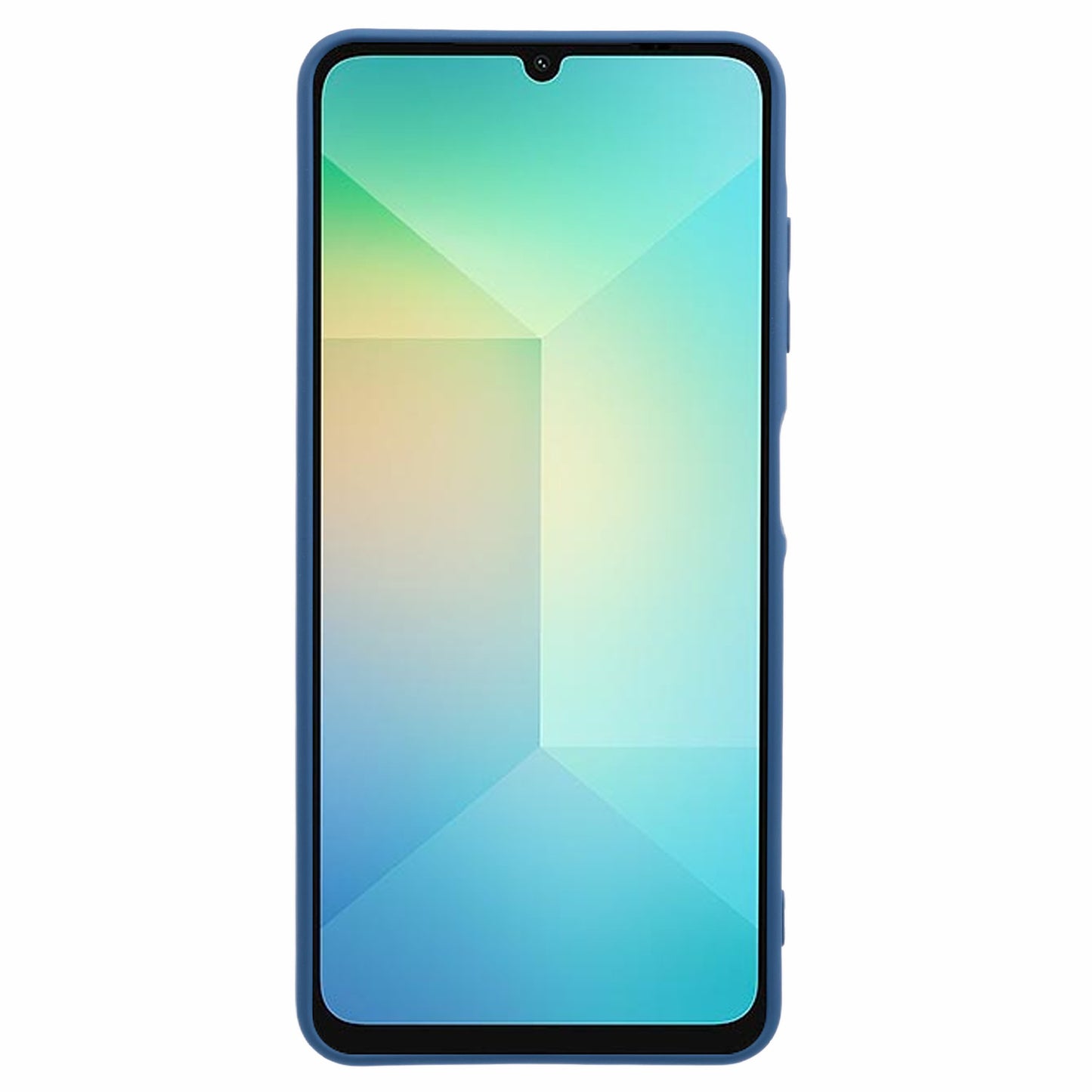 For Samsung Galaxy A06 Case TPU Back Soft Anti-Scratch Fiber Lining Phone Cover - Sapphire