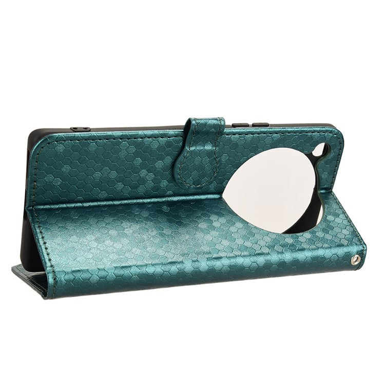 For Infinix Zero 40 5G / 4G X6861 Wallet Case Dot Pattern Imprint PU Leather Phone Cover - Green