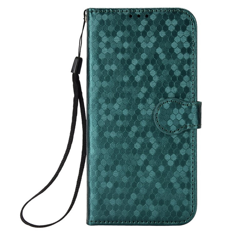 For Infinix Zero 40 5G / 4G X6861 Wallet Case Dot Pattern Imprint PU Leather Phone Cover - Green