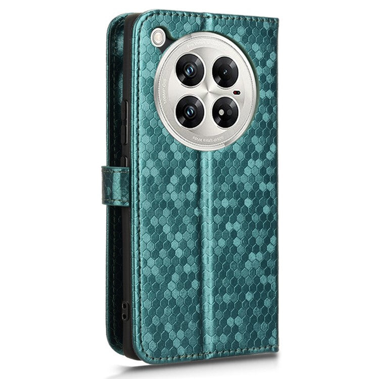 For Infinix Zero 40 5G / 4G X6861 Wallet Case Dot Pattern Imprint PU Leather Phone Cover - Green