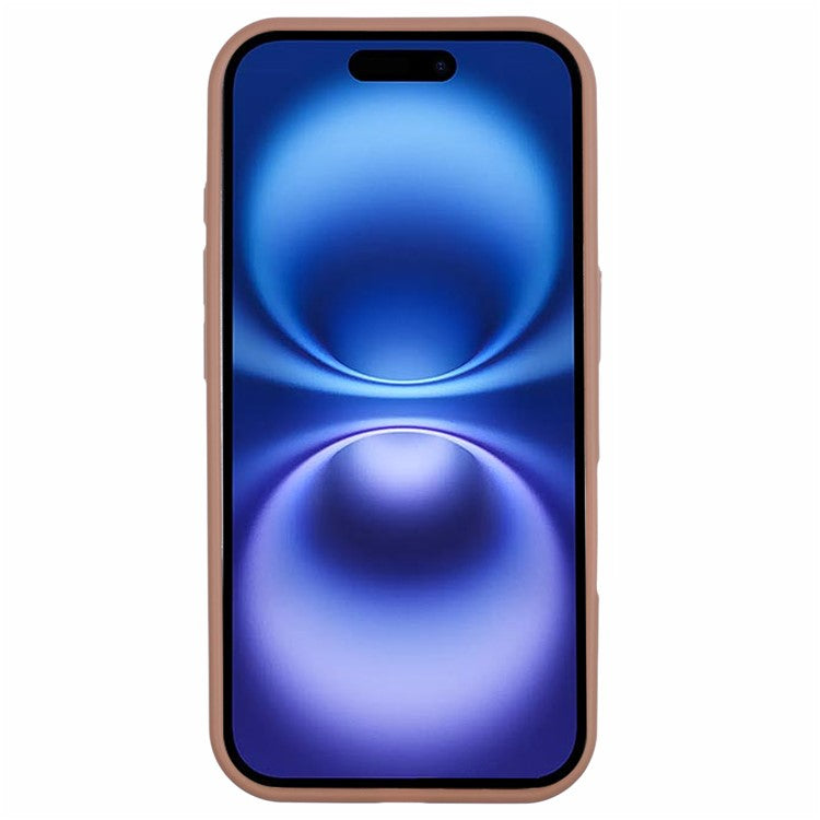 JAUCASE For iPhone 16 Case Rotary Kickstand PC+TPU Phone Cover Compatible with MagSafe - Gold