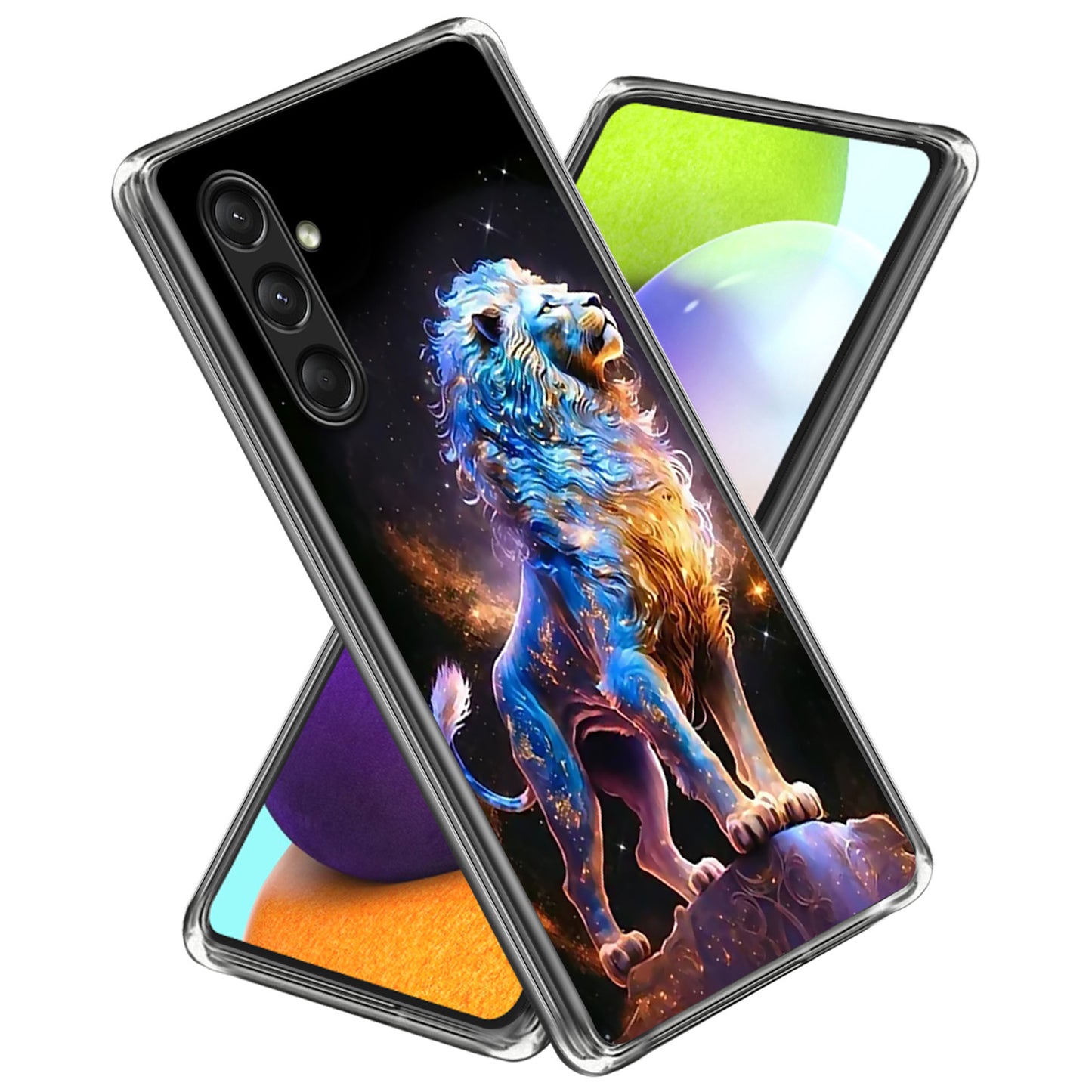 For Samsung Galaxy A16 5G Case Pattern Printed Shockproof TPU Phone Cover - Lion