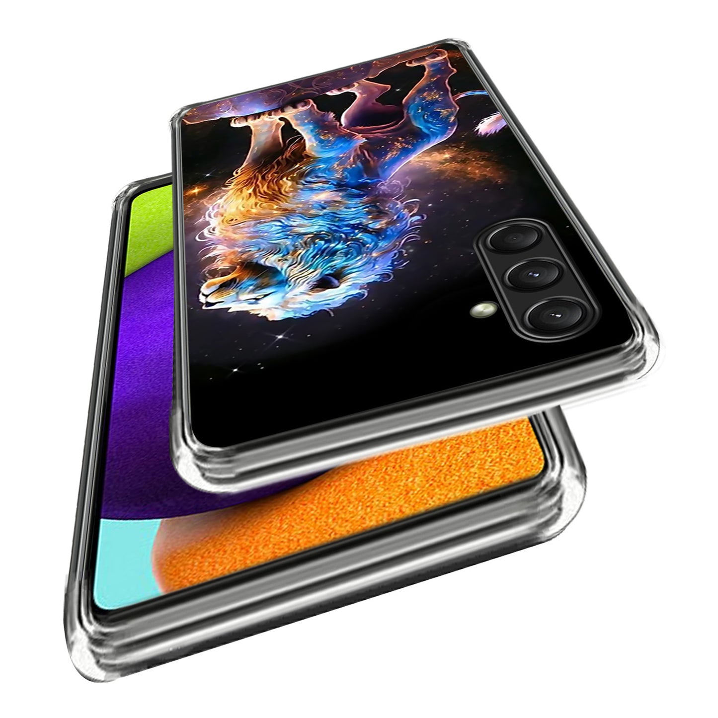 For Samsung Galaxy A16 5G Case Pattern Printed Shockproof TPU Phone Cover - Lion