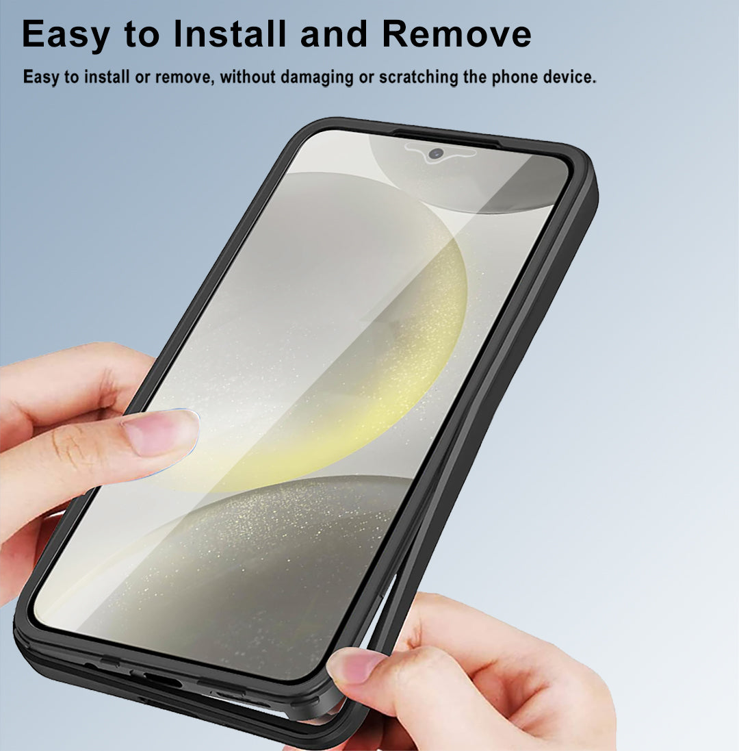 For Samsung Galaxy A16 4G / 5G Case Compatible with MagSafe CD Vein PC+TPU+Acrylic Full Protection Phone Cover - Red