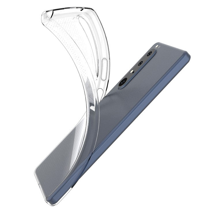 For Sony Xperia 1 III 5G HD Crystal Clear Phone Back Shell Shockproof Flexible TPU Slim Phone Case