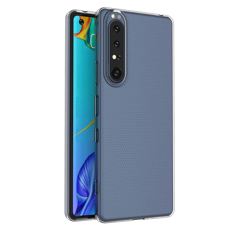 For Sony Xperia 1 III 5G HD Crystal Clear Phone Back Shell Shockproof Flexible TPU Slim Phone Case
