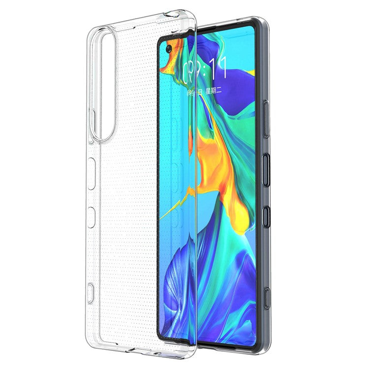 For Sony Xperia 1 III 5G HD Crystal Clear Phone Back Shell Shockproof Flexible TPU Slim Phone Case