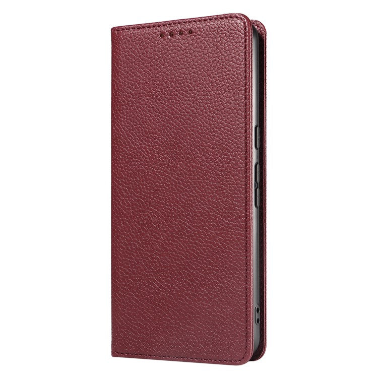 For Google Pixel 8 Pro Case RFID Blocking Strong Magnetic Leather Wallet Phone Cover - Wine Red