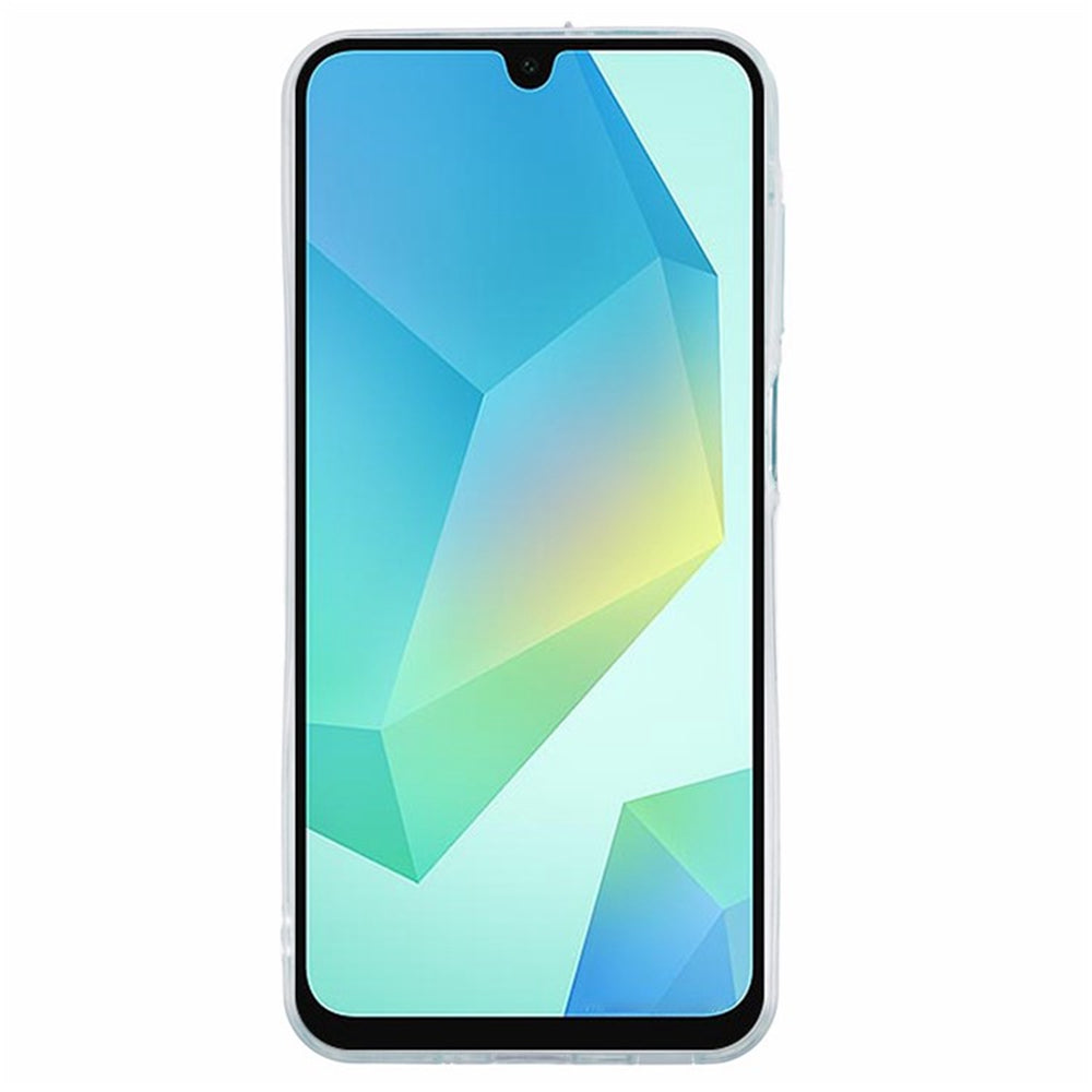 WANLONFENG AW Series for Samsung Galaxy A16 4G / 5G Case with Screen Film TPU Phone Cover PVC Butterfly Epoxy - Green