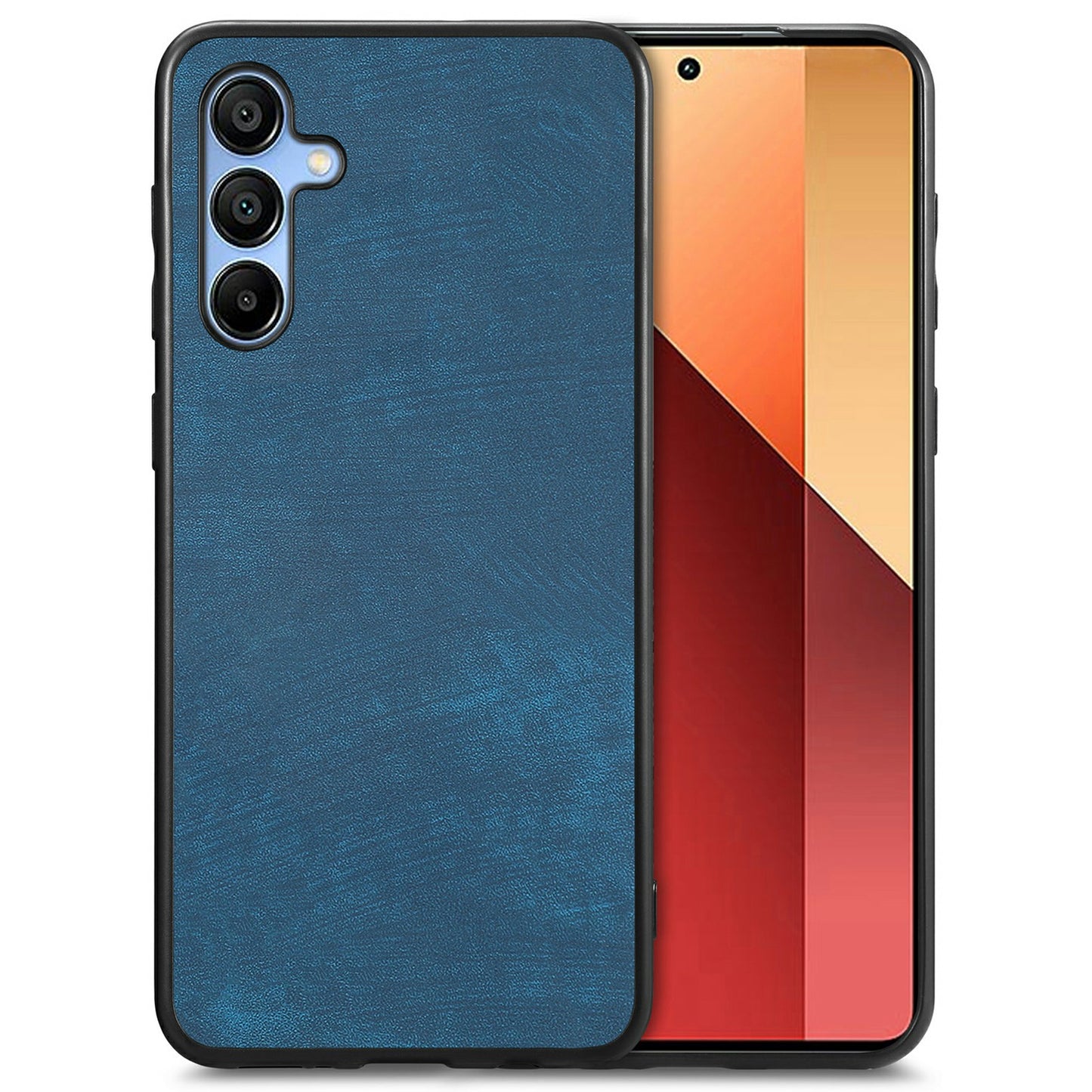 For Samsung Galaxy A16 4G / 5G Case Retro Leather + TPU Shockproof Protective Phone Cover - Blue