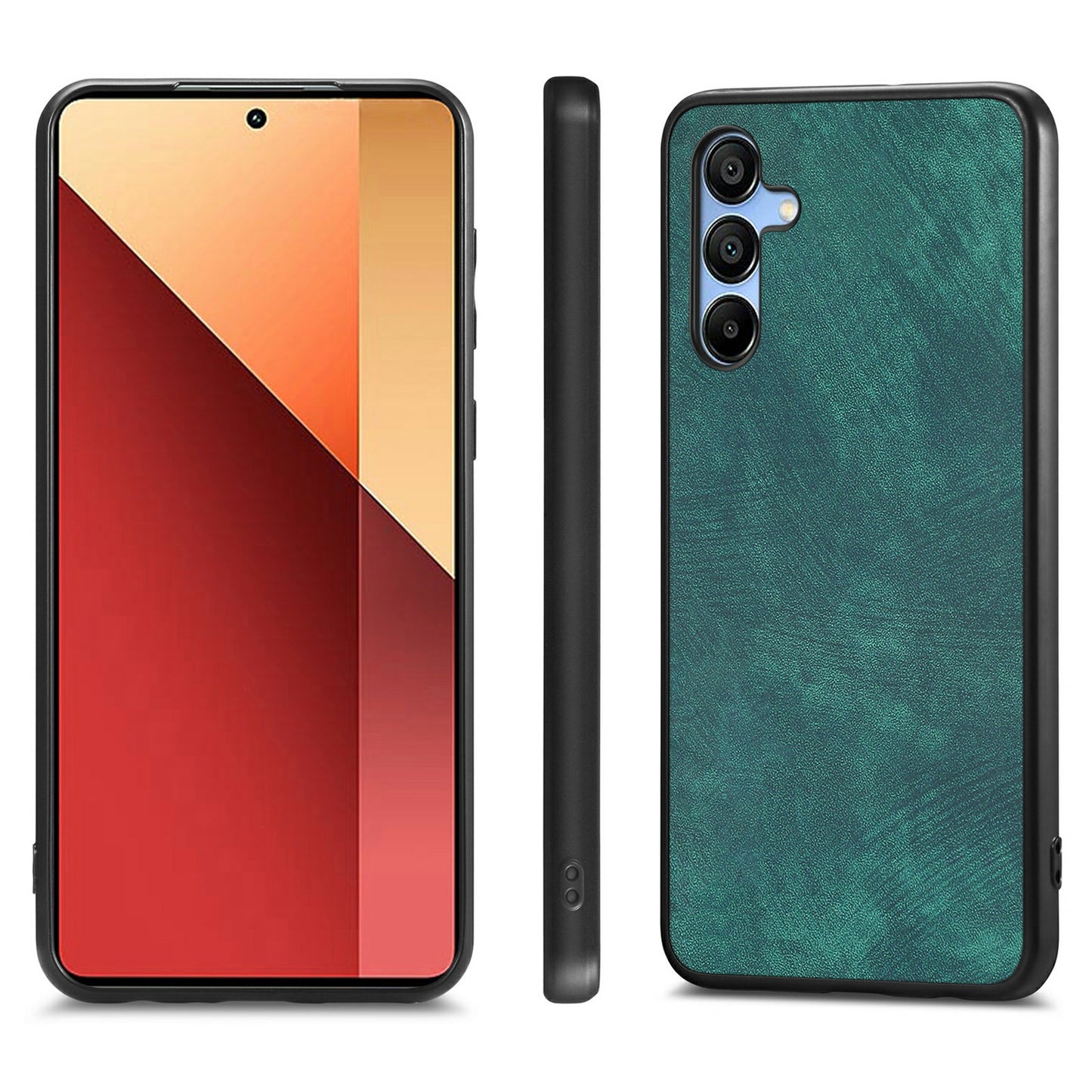 For Samsung Galaxy A16 4G / 5G Case Retro Leather + TPU Shockproof Protective Phone Cover - Green