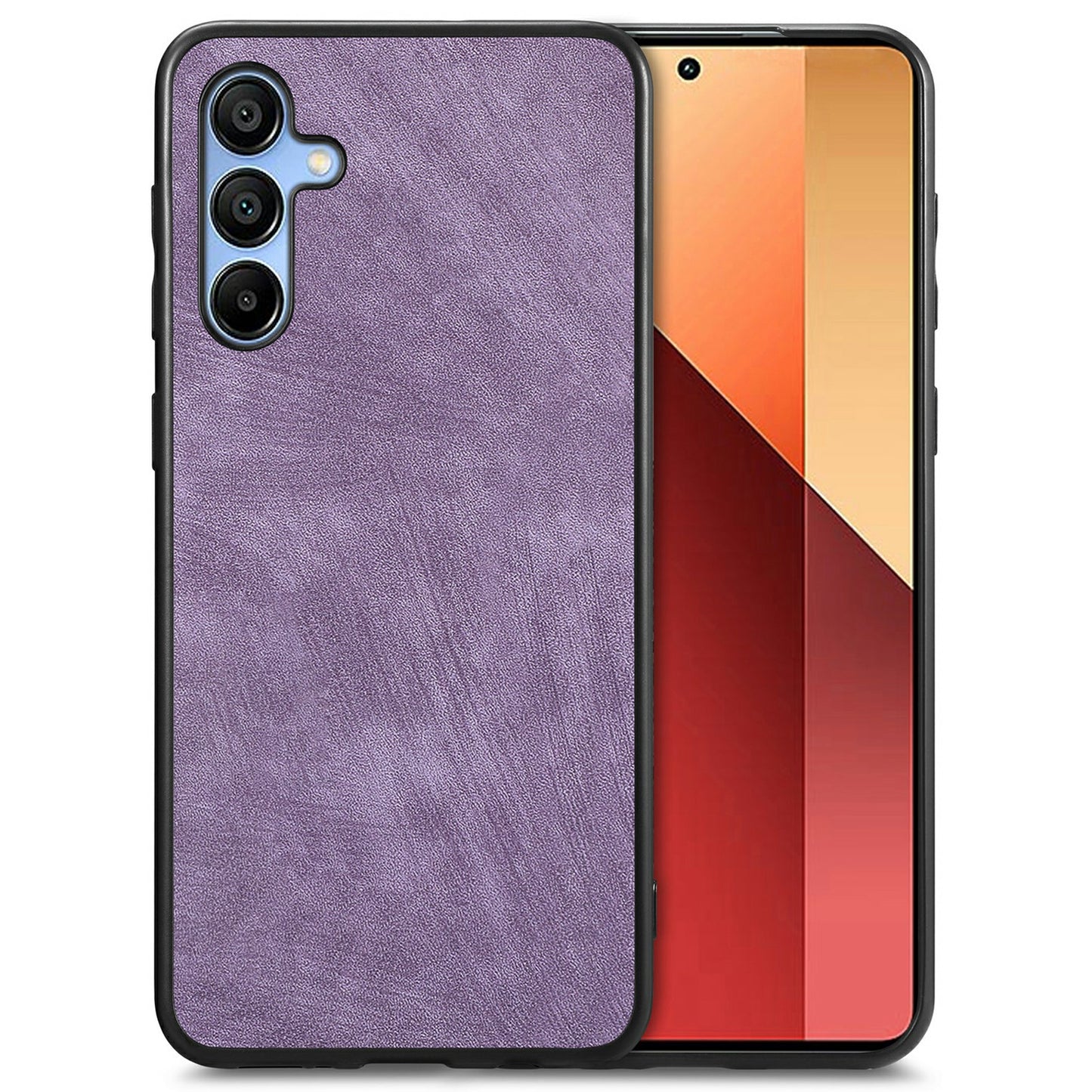 For Samsung Galaxy A16 4G / 5G Case Retro Leather + TPU Shockproof Protective Phone Cover - Purple
