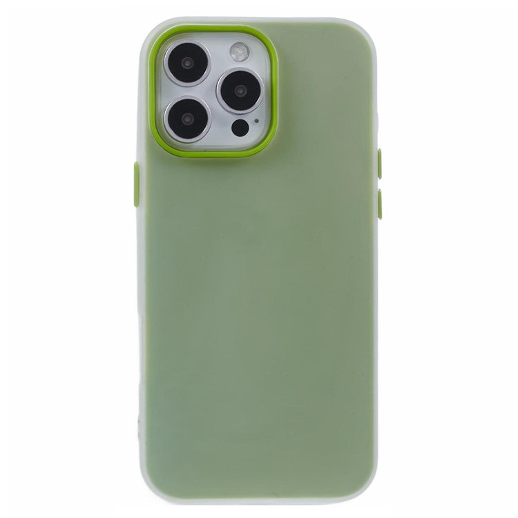 For iPhone 16 Pro Case Detachable TPU Shockproof Phone Cover - Green