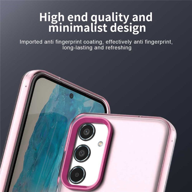 For Samsung Galaxy M35 5G Case Compatible with MagSafe PC+TPU+PET Anti-Drop Phone Cover - Red