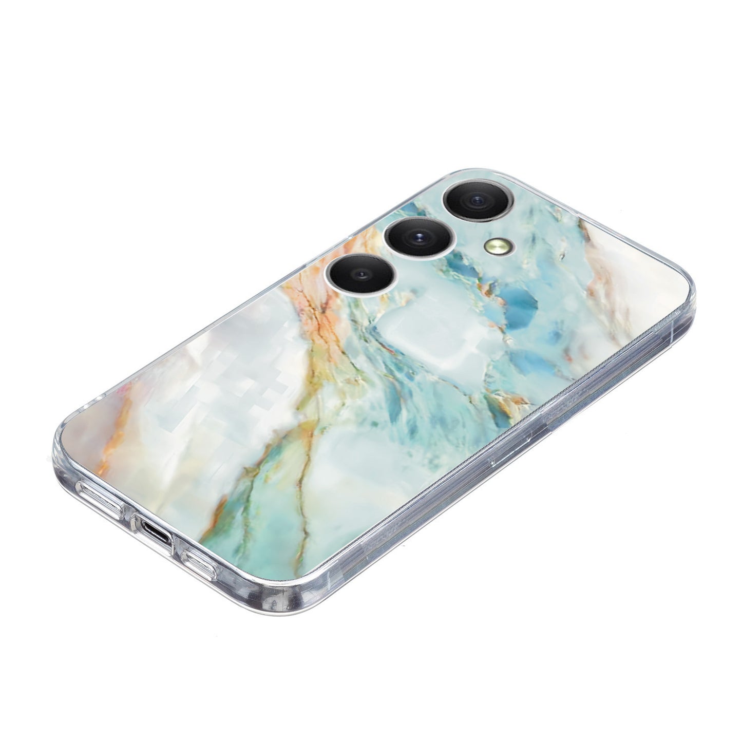 For Samsung Galaxy A16 5G / 4G Case Pattern Printing Shockproof Soft TPU Phone Cover - Oil Painting Marble